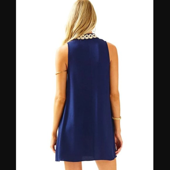 NWT Lilly Pulitzer Jane Shift in True Navy - Picture 2 of 3